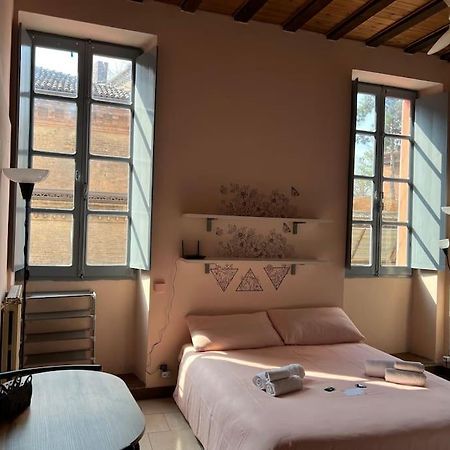 Minimal Studio Con Travi A Vista Piacenza Kültér fotó