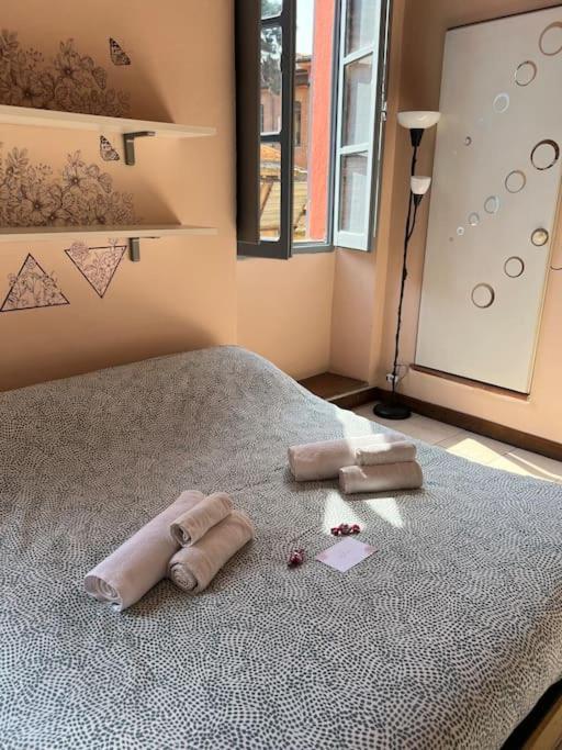 Minimal Studio Con Travi A Vista Piacenza Kültér fotó