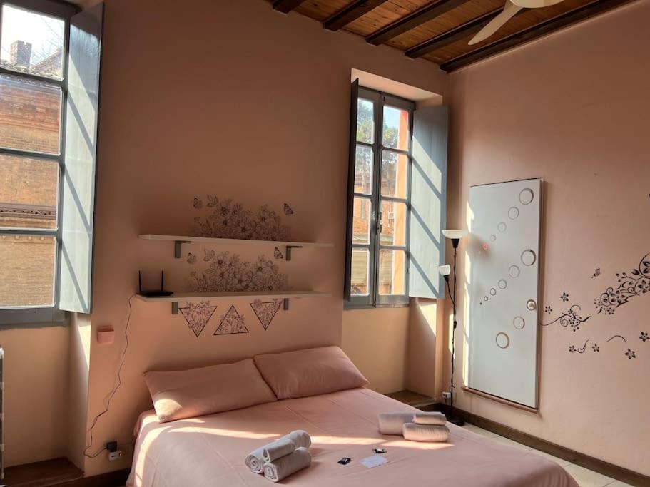 Minimal Studio Con Travi A Vista Piacenza Kültér fotó